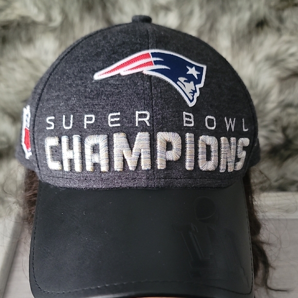 New England Patriots.
 Super Bowl.New Era 9FORTY Adjustable Gray Cap - Picture 3 of 16